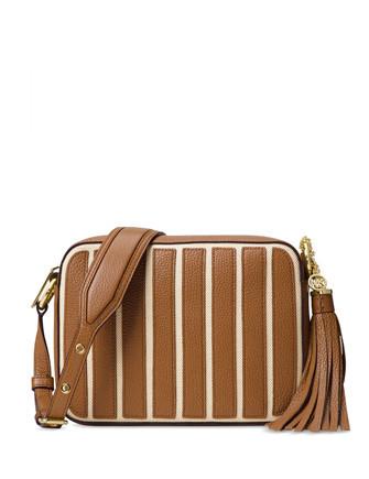 Brooklyn large leather shoulder bag michael kors best sale