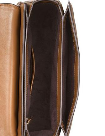 Michael michael kors cary small leather saddle bag hot sale