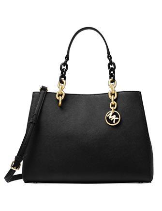 Cynthia saffiano leather top satchel michael kors