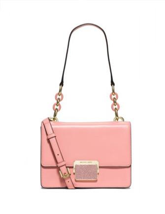 Michael Michael Kors Cynthia Small Leather Shoulder Bag Brixton Baker