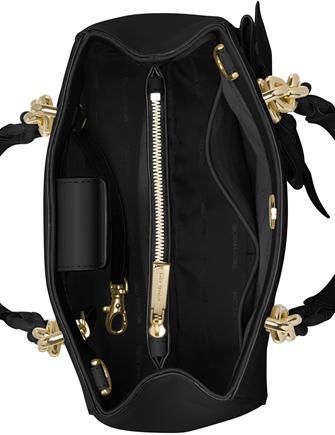 Cynthia small leather top satchel