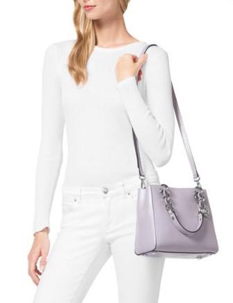 Cynthia small leather satchel on sale