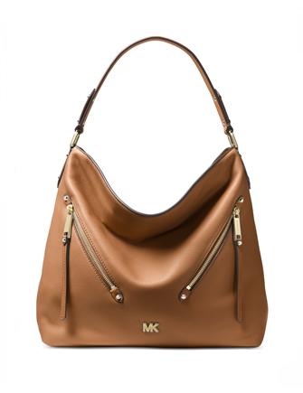 Michael Michael Kors Evie Pebble Leather Hobo