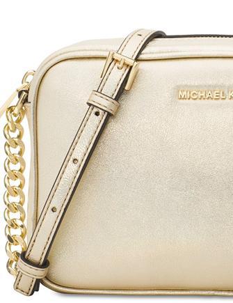 Michael Michael Kors Ginny Medium Camera Bag Pale Gold