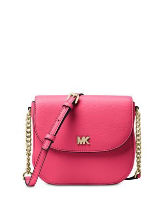 Dome Crossbody Michael Kors Mott Mini Pebbled Leather Crossbody