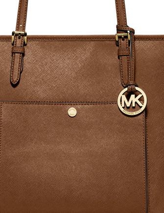 MICHAEL Michael Kors JET SET SNAP POCKET TOTE - Handbag - brown 