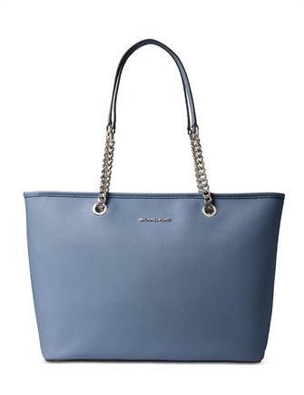 Michael Michael Kors Jet Set Travel Chain Medium Leather Tote Bag