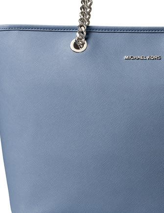 Michael Kors Jet Set Travel Large X Chain Saffiano Leather Shoulder Tote  Bag