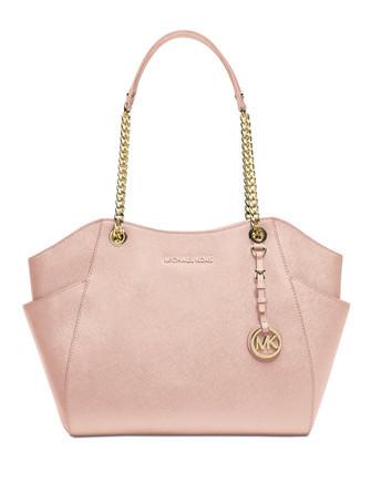 Michael kors jet set travel outlet chain shoulder tote bag saffiano leather
