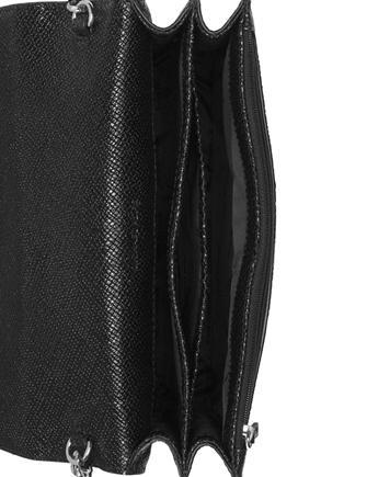 Michael Kors Leather Large Gusset Crossbody bag Silver