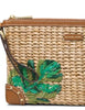 Michael Michael Kors Malibu Straw Zip Clutch