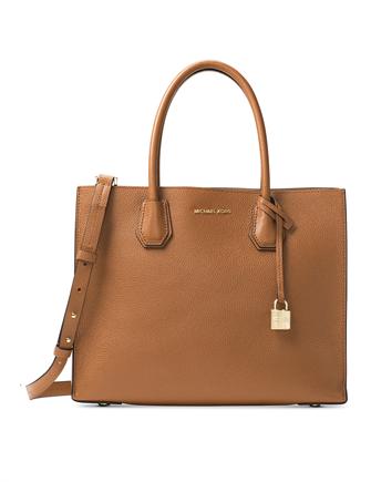 Mercer large leather tote michael kors cheap
