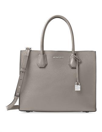 Michael Michael Kors Taupe Leather Large Mercer Tote MICHAEL