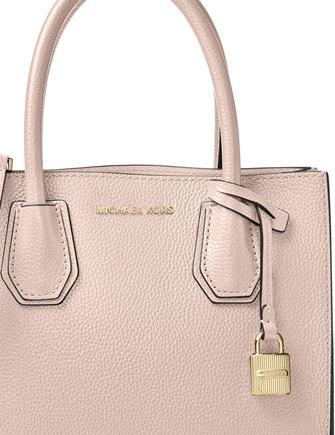 Michael Michael Kors Mercer Medium Bonded Leather Crossbody