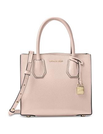 Michael Michael Kors Mercer Leather Crossbody Bag - Pink