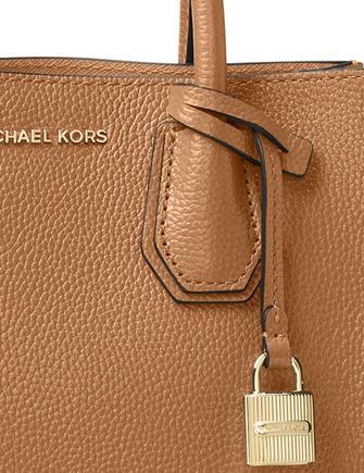 Michael Michael Kors Mercer Medium Bonded Leather Crossbody