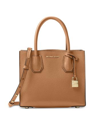 Michael Michael Kors Mercer Medium Bonded Leather Crossbody
