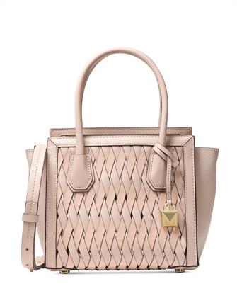 Michael kors woven 2025 tote