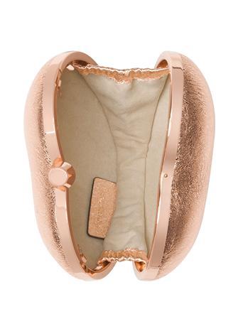 Michael Michael Kors Pearlized Small Heart Box Clutch Brixton Baker