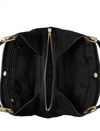 Michael kors raven large shoulder tote black clearance