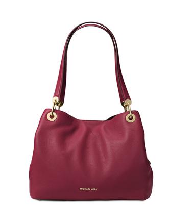 Michael Michael Kors Large Raven Leather Shoulder Tote