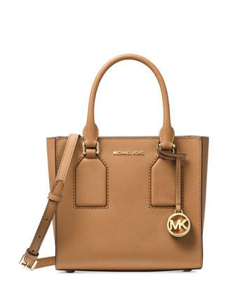 Selby saffiano leather messenger deals