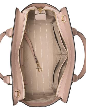 Michael Kors Ballet Selma Medium Leather Satchel