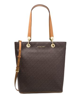 Michael Michael Kors Signature Raven Large North South Top Zip Tote Brixton Baker