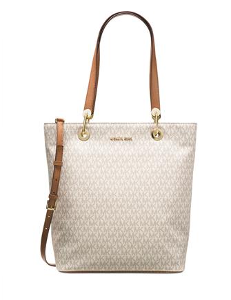 Michael Michael Kors Signature Raven Large North South Top Zip