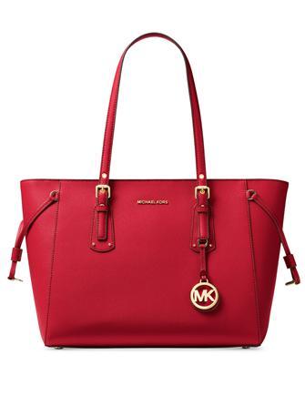 bright red michael kors red bag