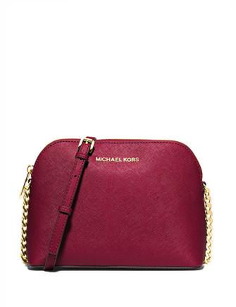 Michael Michael Kors Cindy Dome Crossbody Bag - Red Crossbody Bags,  Handbags - WM538853