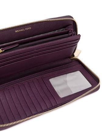 Michael Kors Jet Set Travel Continental Wallet – Damson