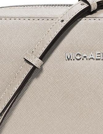 Michael Michael Kors Jet Set Top Zip Saffiano Leather Tote - Cement