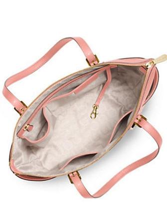 Michael Kors Jet Set Saffiano Leather Tote -Soft Pink