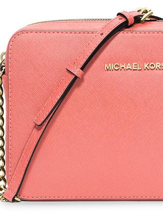 Michael kors crossbody pink grapefruit sale