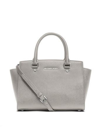 Michael Kors Selma Large Saffiano Leather Satchel Bag