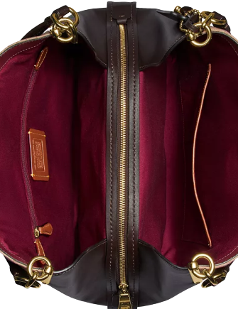 Coach Signature Jacquard Dalton 31 Shoulder Bag Brixton Baker