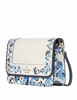 Kate Spade New York Madison Peacock Floral Printed Willow Flap Convertible Crossbody