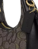 Carmen Mini Crossbody Bag In Signature Jacquard Charcoal