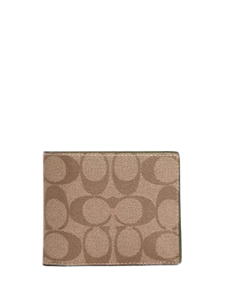 Coach 3 In 1 Wallet In Signature Canvas