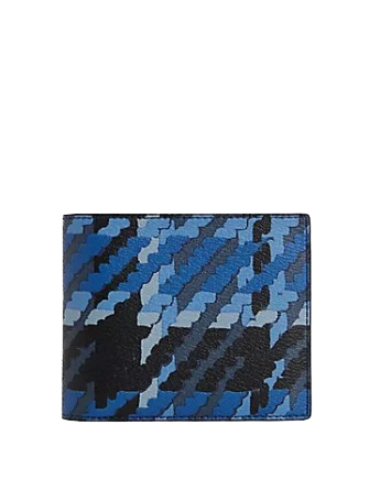Coach 3 In 1 Wallet With Plaid Print