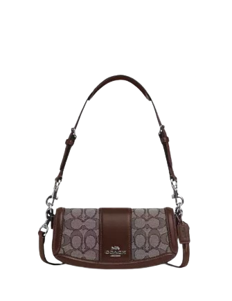 Coach Andrea Small Shoulder Bag In Signature Jacquard