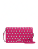 Coach Anna Foldover Clutch Crossbody With Rivets