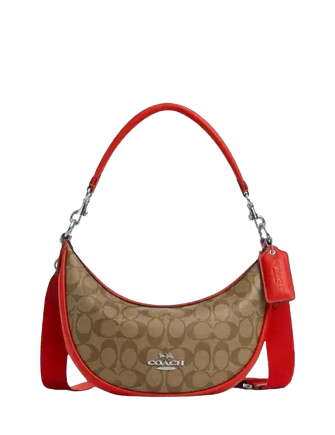 Coach Aria Shoulder Bag In Signature Canvas