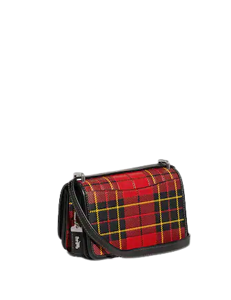 Coach Bandit Crossbody with Plaid Print