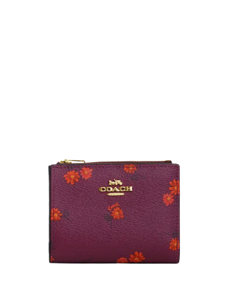 Coach Bifold Wallet With Country Floral Print
