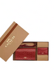 Coach Boxed Anna Foldover Clutch Crossbody And Card Case Set In Signature Leather