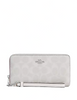 Coach Boxed Long Zip Around Wallet In Signature Canvas