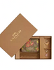Coach Boxed Mini Wallet On A Chain In Signature Canvas With Floral Print