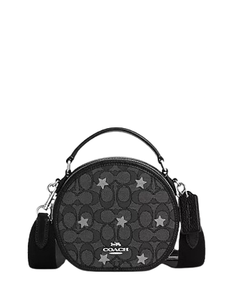 Coach Canteen Crossbody In Signature Jacquard With Star Embroidery